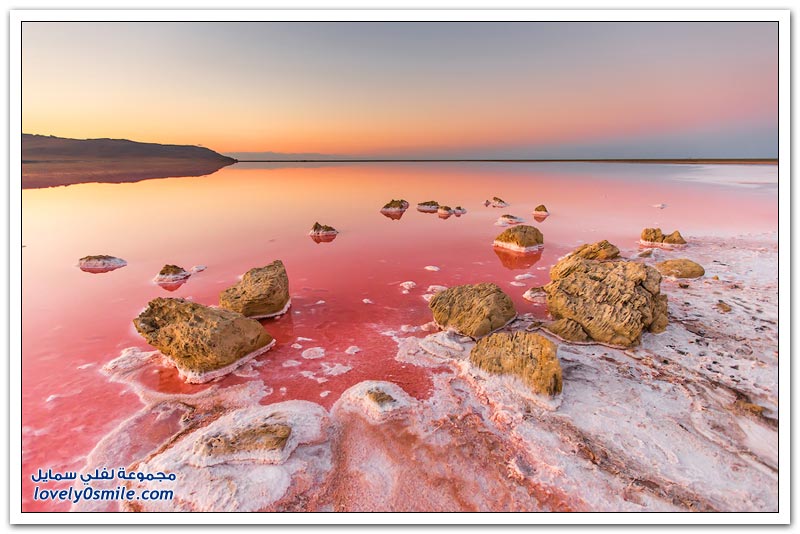 بحيرة الملح في شبه جزيرة القرم