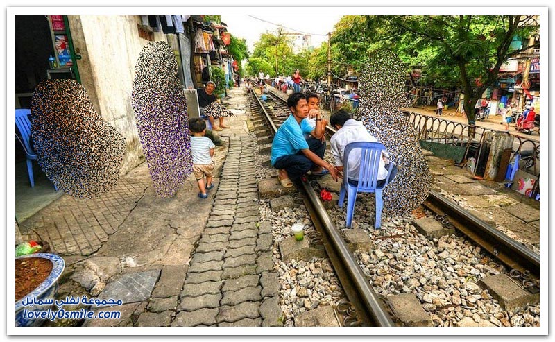 قطارات الفناء الخلفي في هانوي