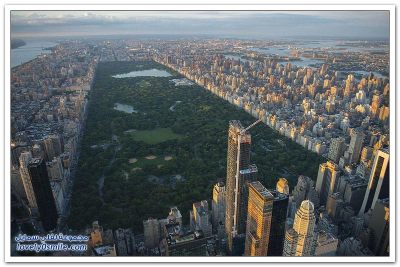 منظر من الأعلى لمدينة نيويورك