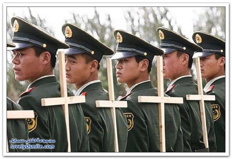 الانضباط أثناء التدريب في الشرطة الصينية