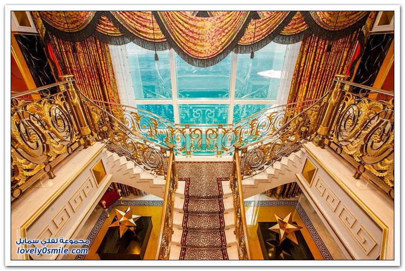 الأجنحة الأغلى والأكثر فخامة في فندق برج العرب