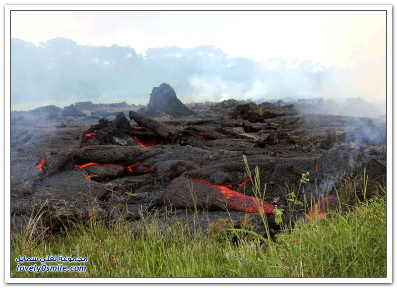ثوران بركان كيلاوى فى جزر هاواى