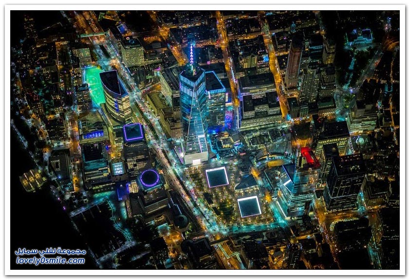 صور رائعة لمدينة نيويورك من ارتفاع 7،500 قدم