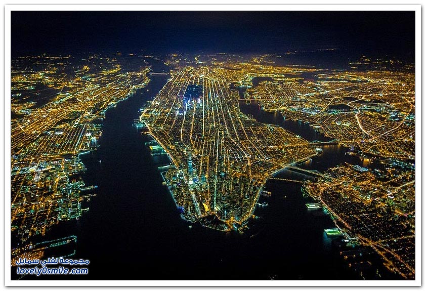صور رائعة لمدينة نيويورك من ارتفاع 7،500 قدم