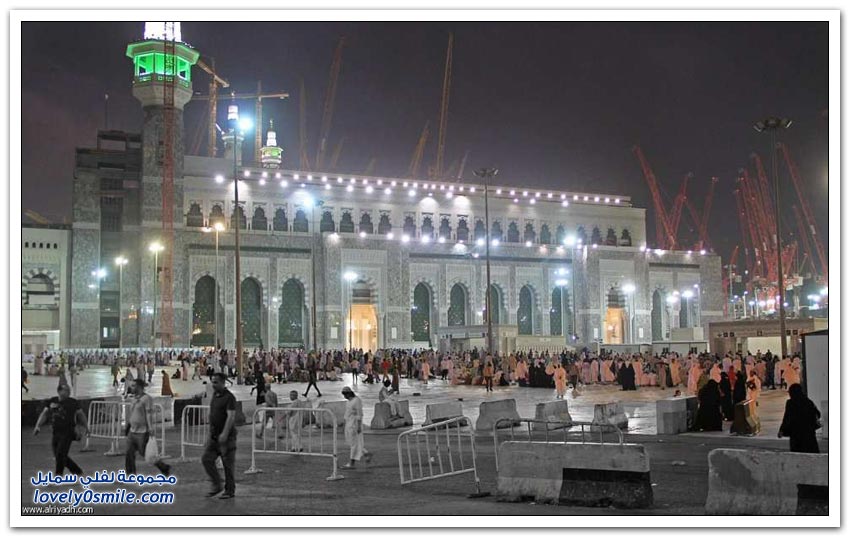 صور لجزء من توسعة الحرم المكي
