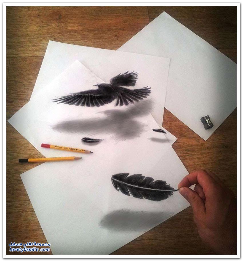 رسومات مذهلة ثلاثية الأبعاد