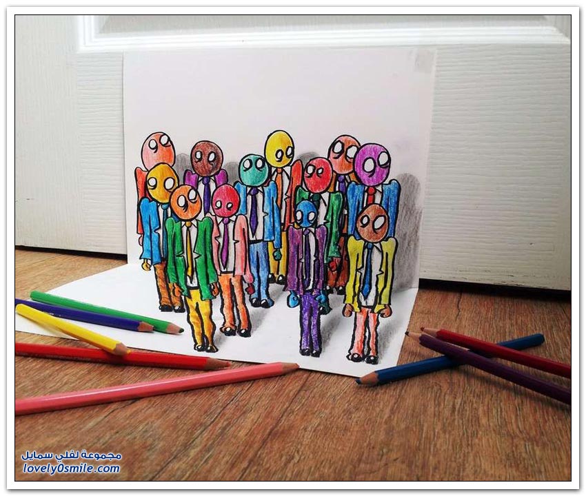 رسومات مذهلة ثلاثية الأبعاد