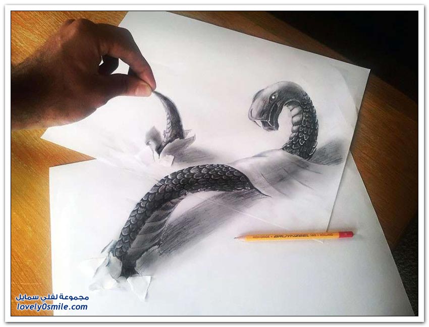 رسومات مذهلة ثلاثية الأبعاد