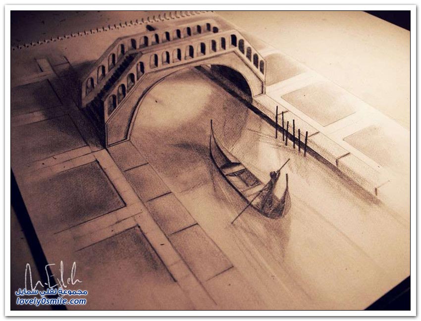 رسومات مذهلة ثلاثية الأبعاد