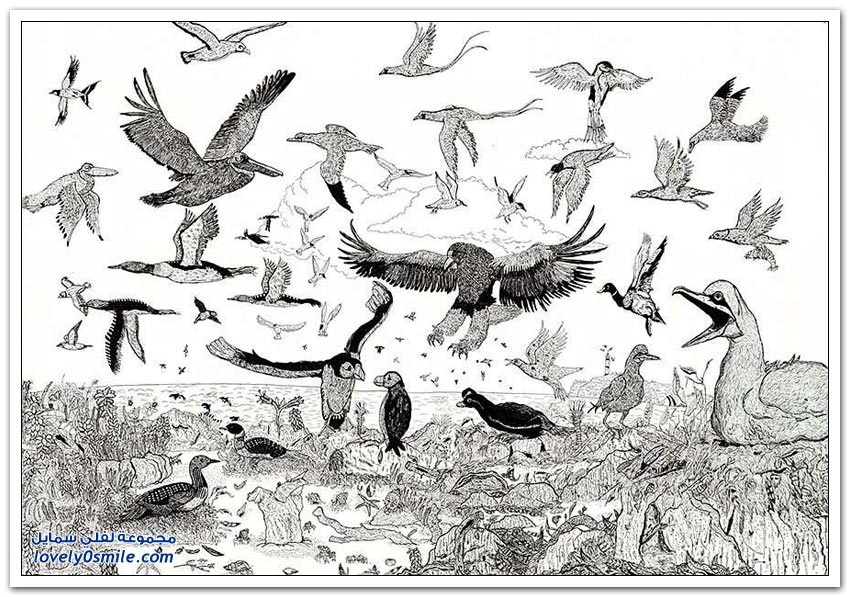 طفل عمره 11 عاما يرسم رسومات تفصيلية مذهلة