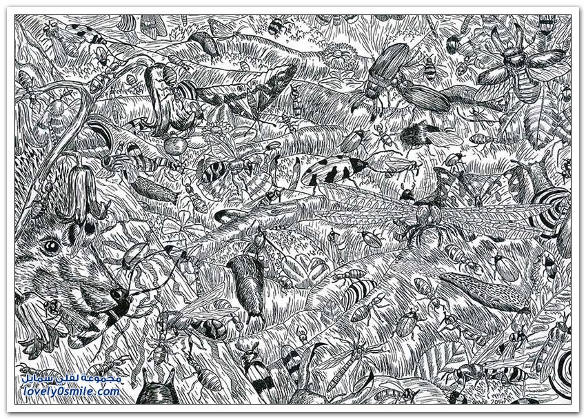طفل عمره 11 عاما يرسم رسومات تفصيلية مذهلة