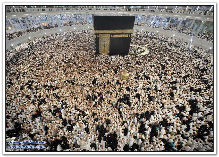 الحرم المكي ليلة السابع والعشرين من رمضان لعام 1436 هـ