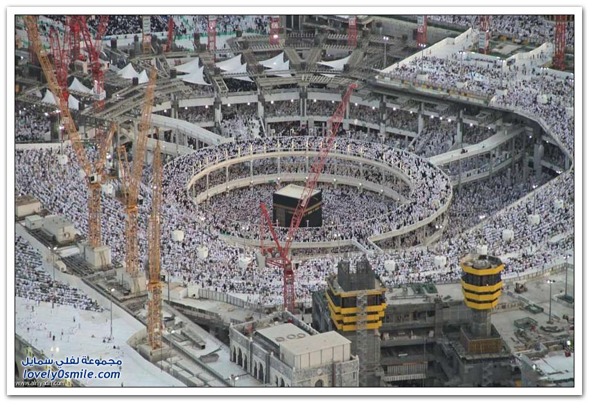الحرم المكي ليلة السابع والعشرين من رمضان لعام 1436 هـ