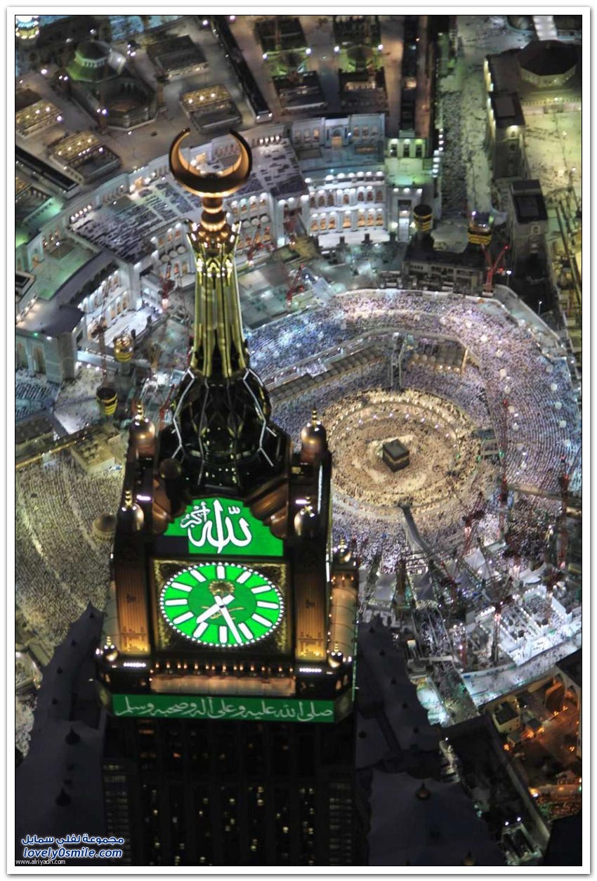 الحرم المكي ليلة السابع والعشرين من رمضان لعام 1436 هـ