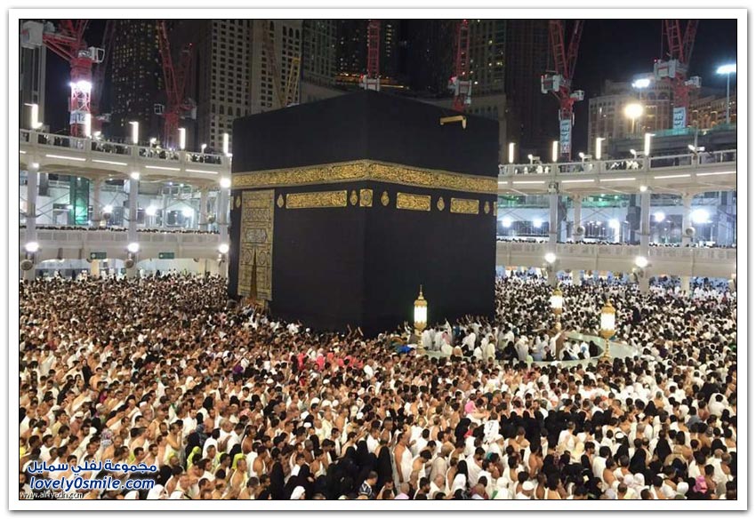الحرم المكي ليلة السابع والعشرين من رمضان لعام 1436 هـ