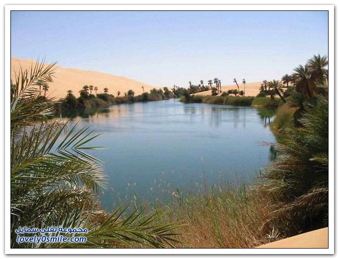 واحات أوباري لوحات رائعة بالصحراء الليبية