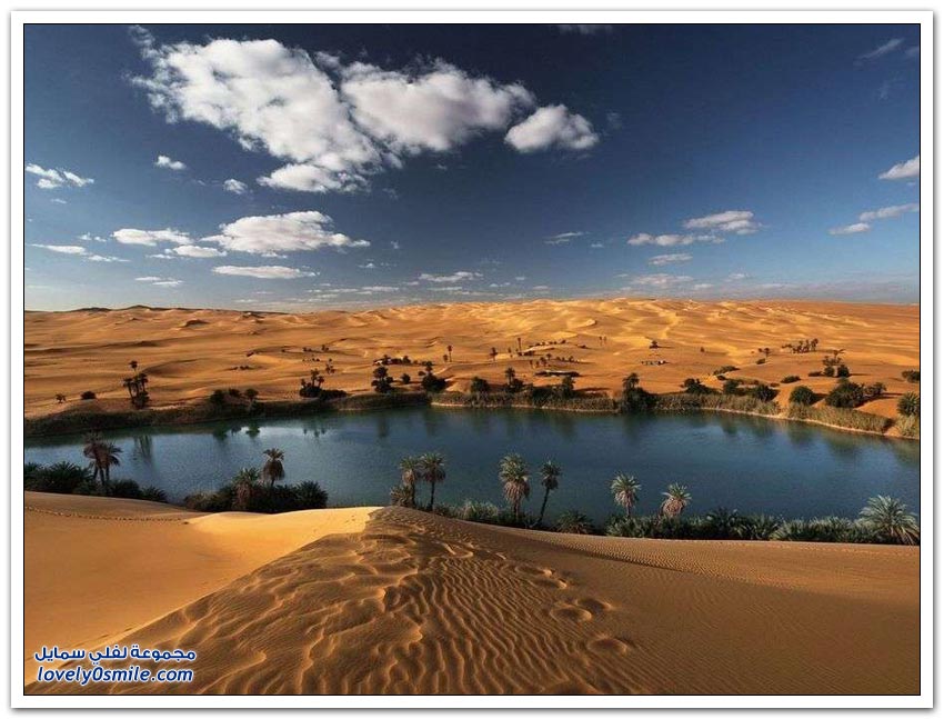 واحات أوباري لوحات رائعة بالصحراء الليبية