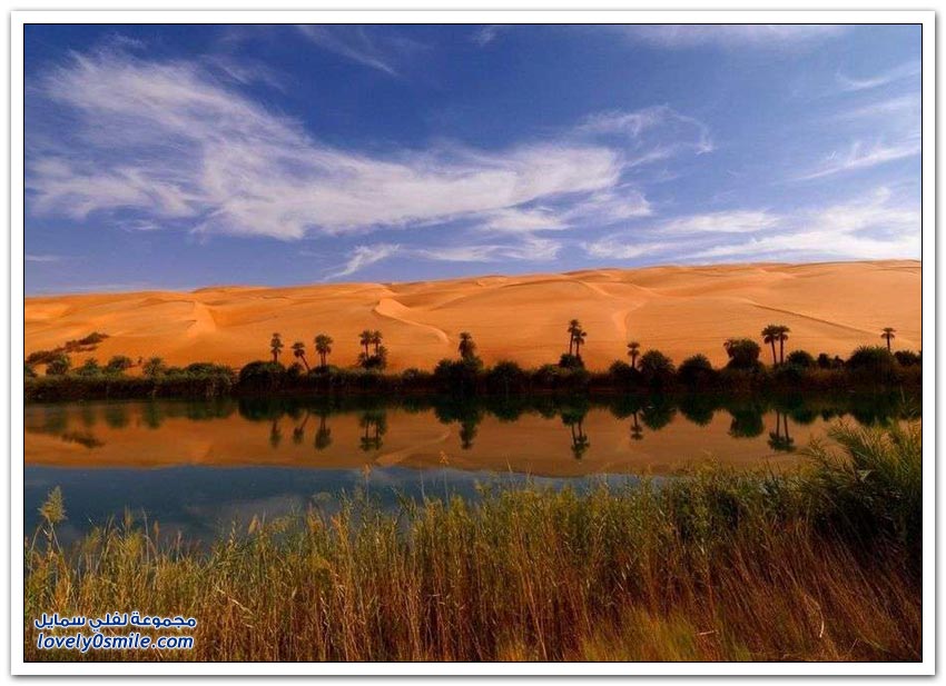 واحات أوباري لوحات رائعة بالصحراء الليبية