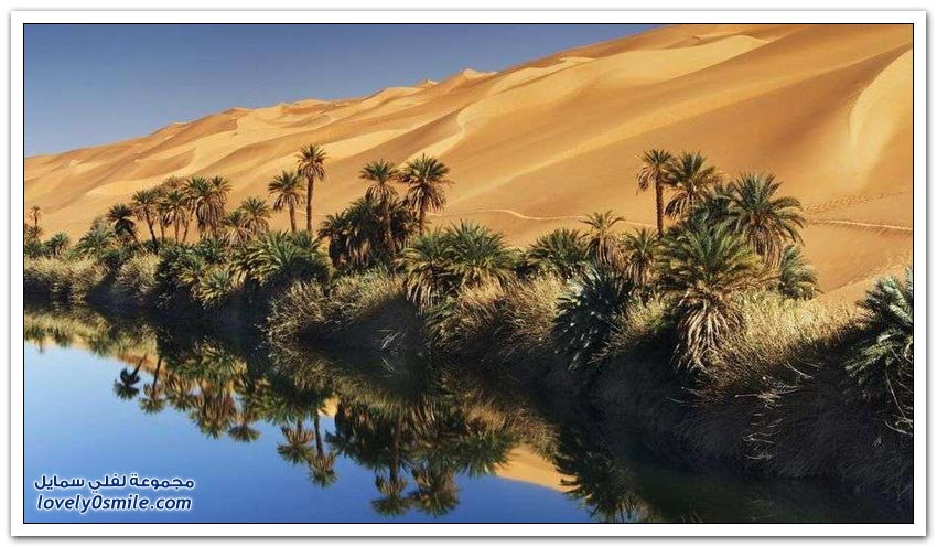 واحات أوباري لوحات رائعة بالصحراء الليبية