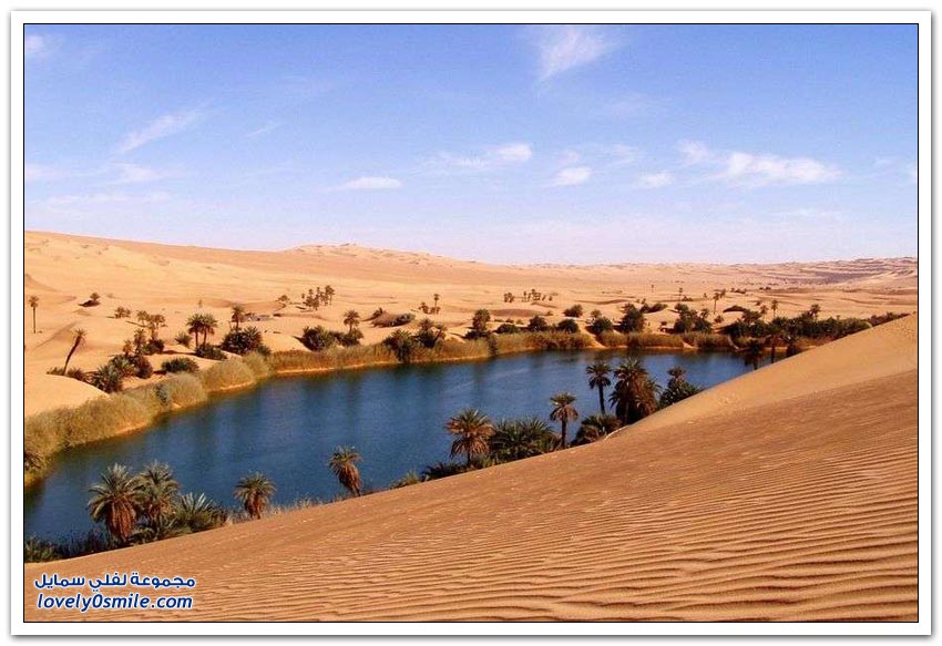 واحات أوباري لوحات رائعة بالصحراء الليبية