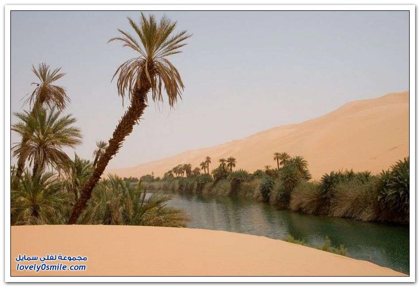 واحات أوباري لوحات رائعة بالصحراء الليبية