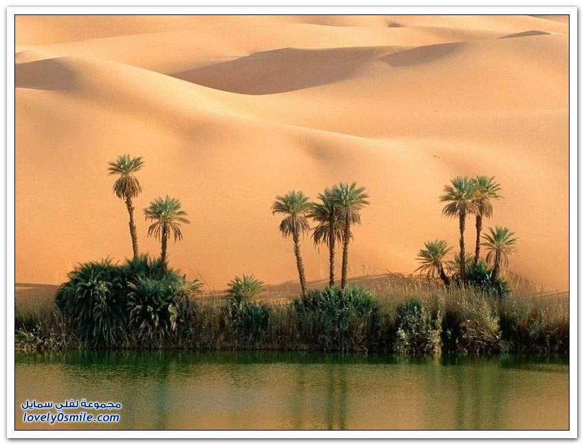 واحات أوباري لوحات رائعة بالصحراء الليبية