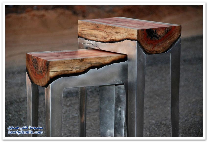 دمج الخشب مع الألمنيوم في صناعة الأثاث
