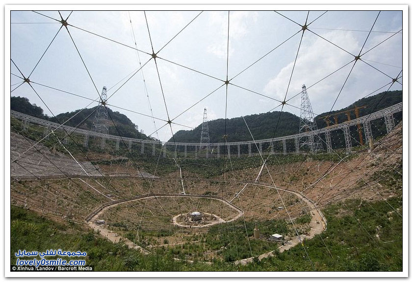 الصين تكمل بناء أكبر تلسكوب لاسلكي في العالم بحلول عام 2016م