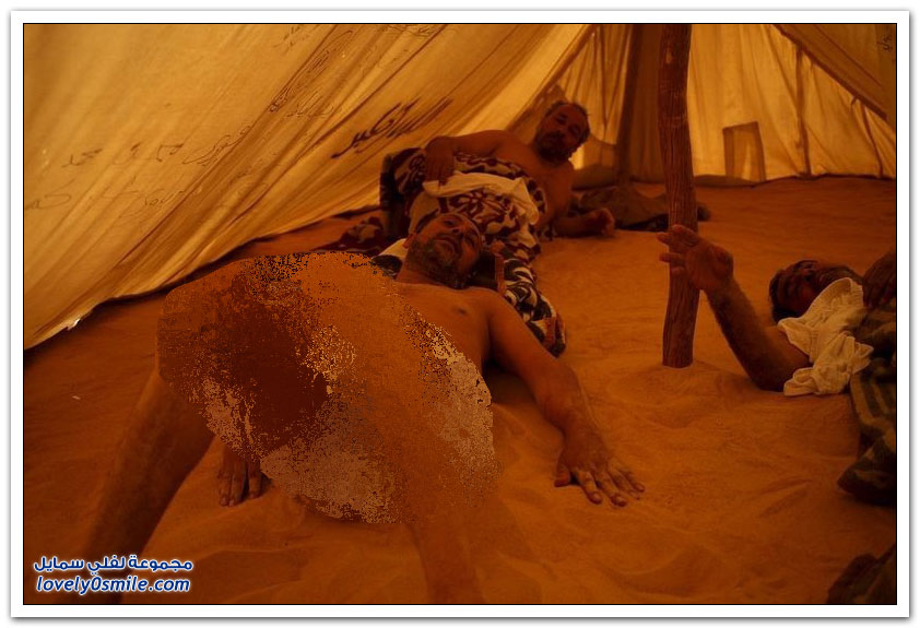 حمامات الرمال الساخنة في سيوة بمصر