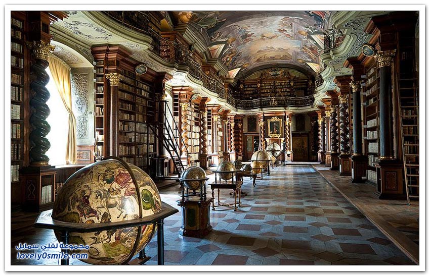 المكتبات الأكثر جمالاً في جمهورية التشيك