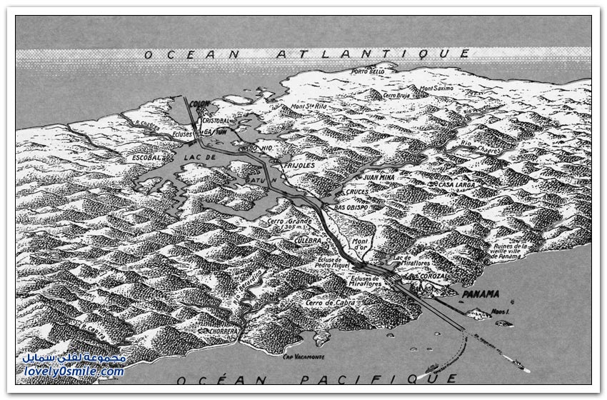 صور نادرة لبناء قناة بنما 1881-1914م
