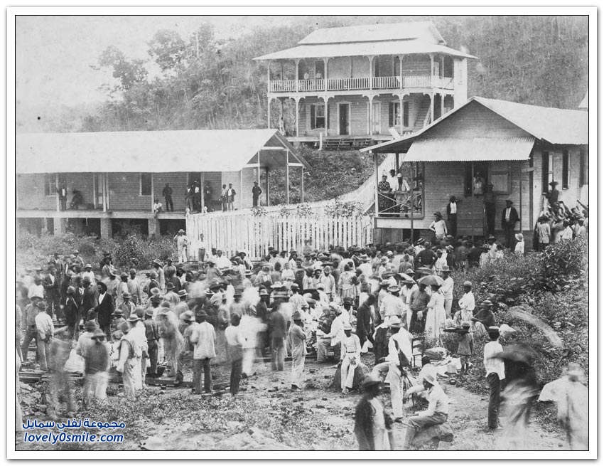صور نادرة لبناء قناة بنما 1881-1914م