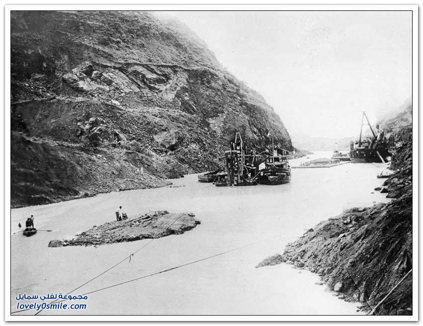 صور نادرة لبناء قناة بنما 1881-1914م