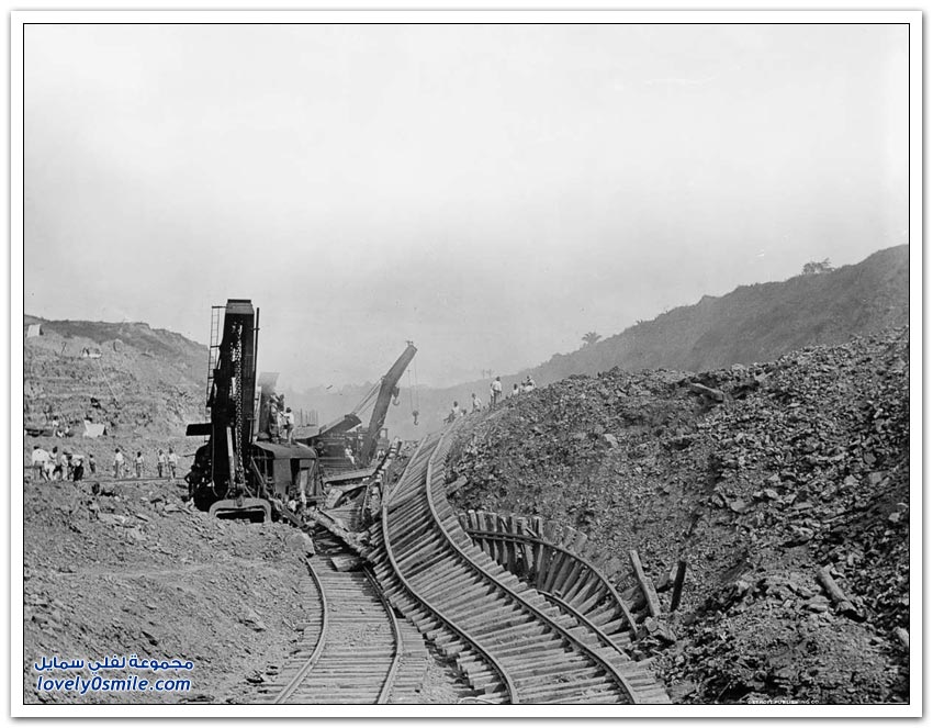 صور نادرة لبناء قناة بنما 1881-1914م