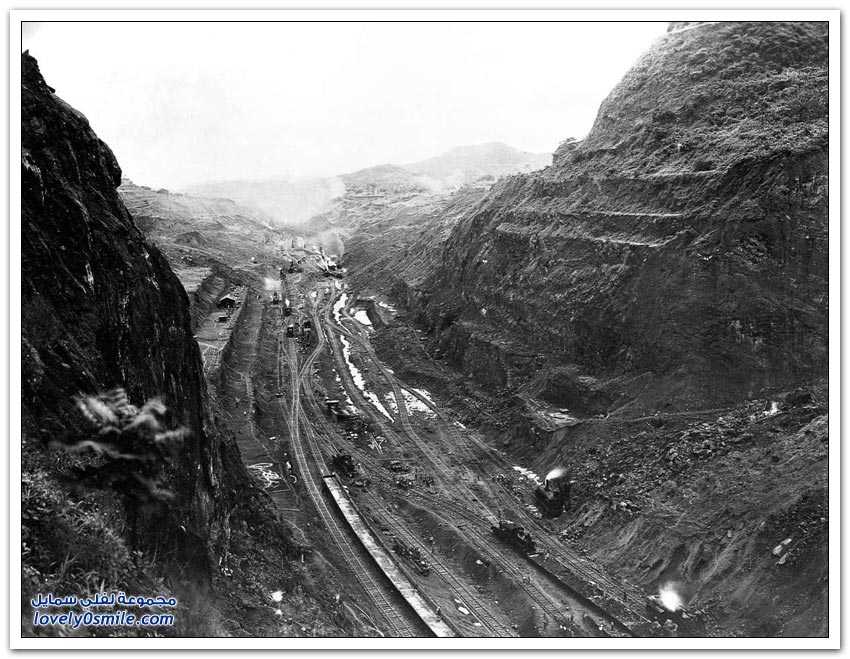 صور نادرة لبناء قناة بنما 1881-1914م