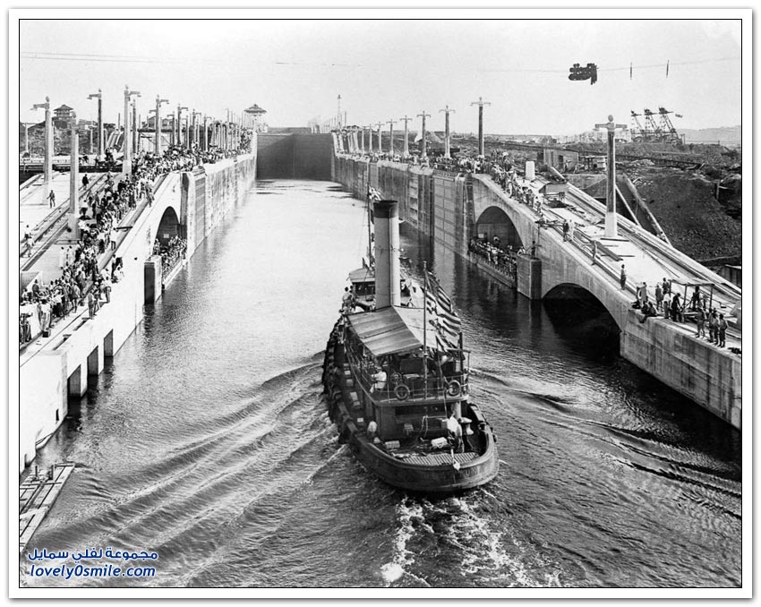 صور نادرة لبناء قناة بنما 1881-1914م