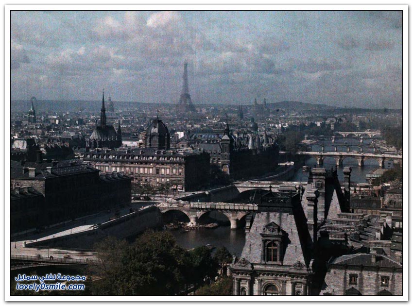 صور لمدينة باريس عام 1923م