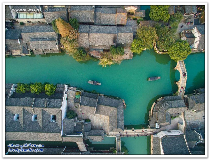 بلدة المياه واتشن في الصين