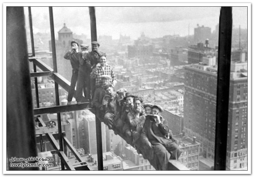 صور نادرة تحبس الأنفاس أثناء بناء ناطحات السحاب في نيويورك عام 1884م