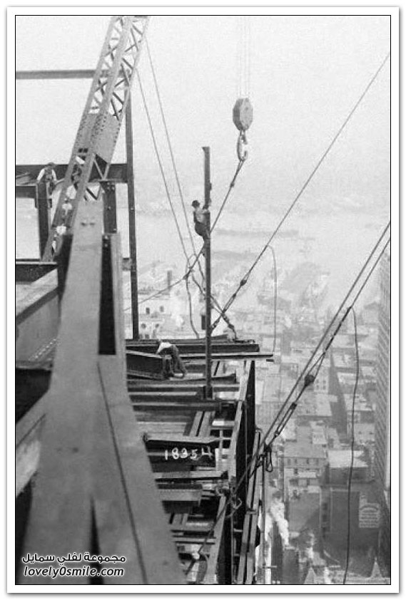 صور نادرة تحبس الأنفاس أثناء بناء ناطحات السحاب في نيويورك عام 1884م