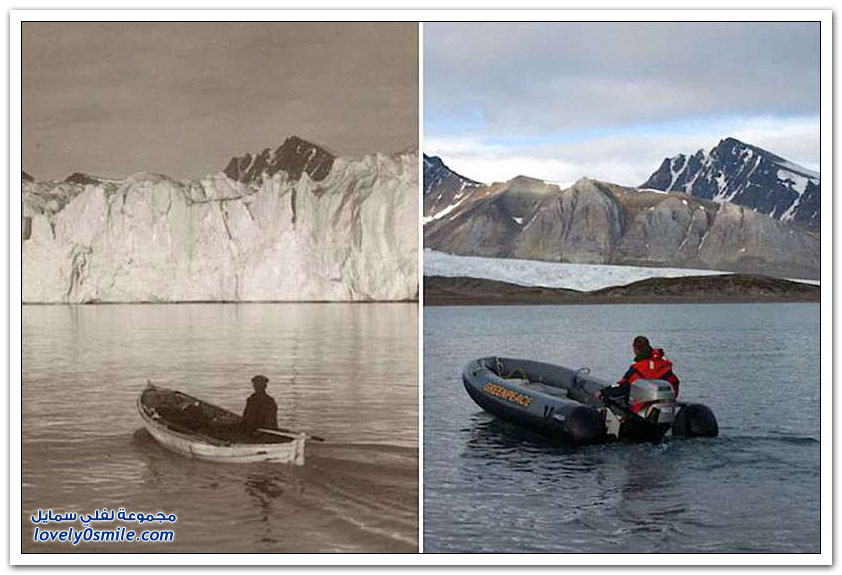 القطب الشمالي بين الماضي والحاضر