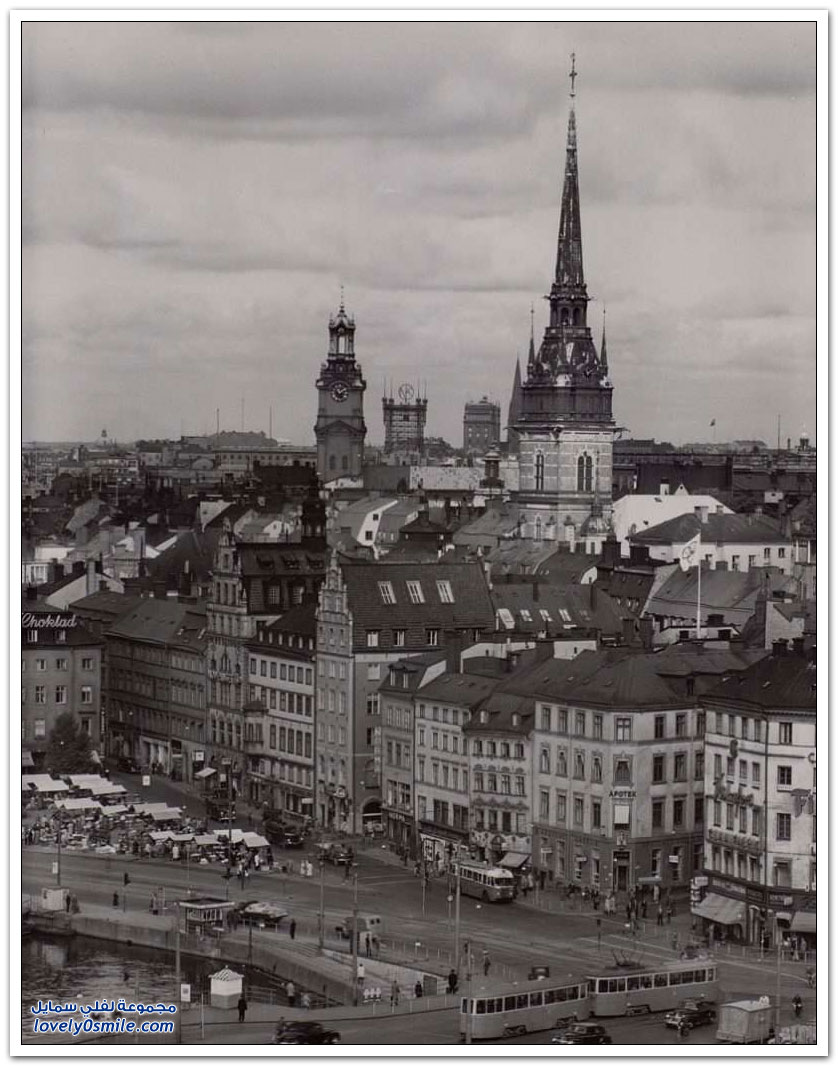 برج الهاتف في ستوكهولم عام 1890م