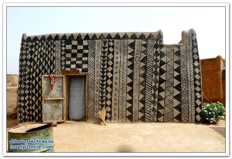 بيوت بوركينا فاسو الغريبة