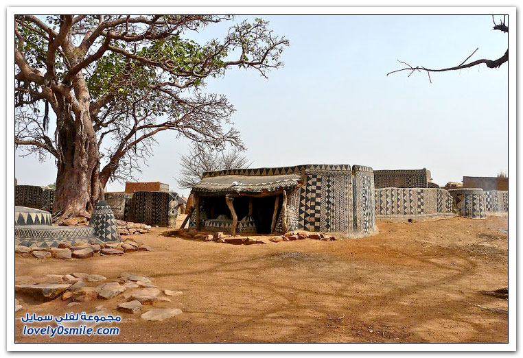بيوت بوركينا فاسو الغريبة