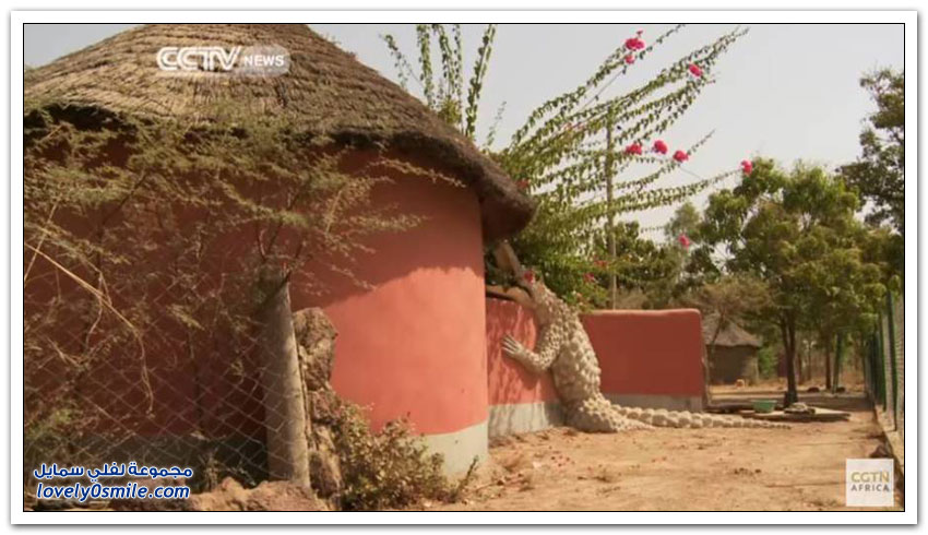 قرية التماسيح في بوركينا فاسو