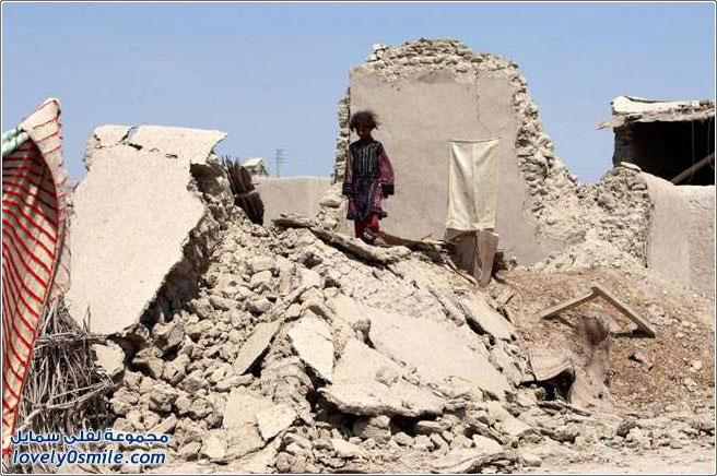 صور من الدمار الذي خلفه زلزال باكستان