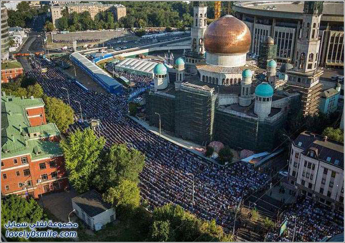 عيد الفطر في موسكو