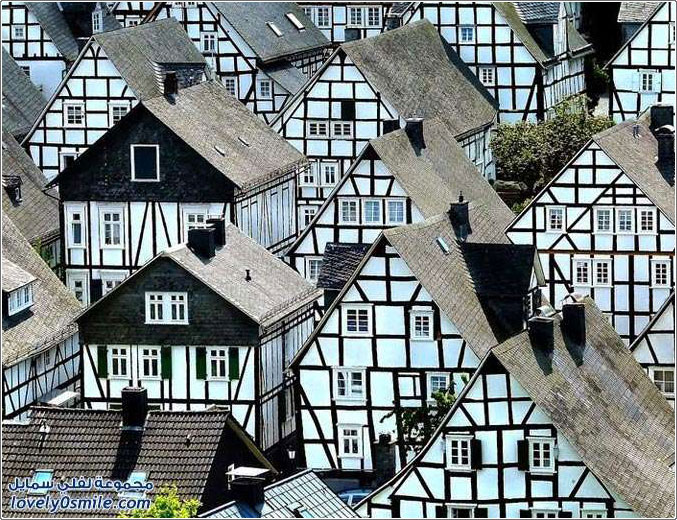 المنازل الخشبية الرائعة في فرويدنبرغ الألمانية