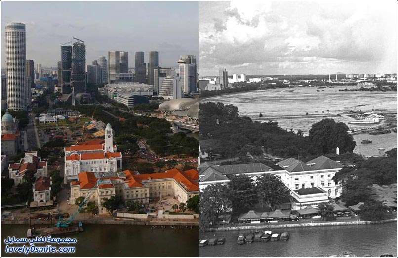 سنغافورة بين الماضي والحاضر