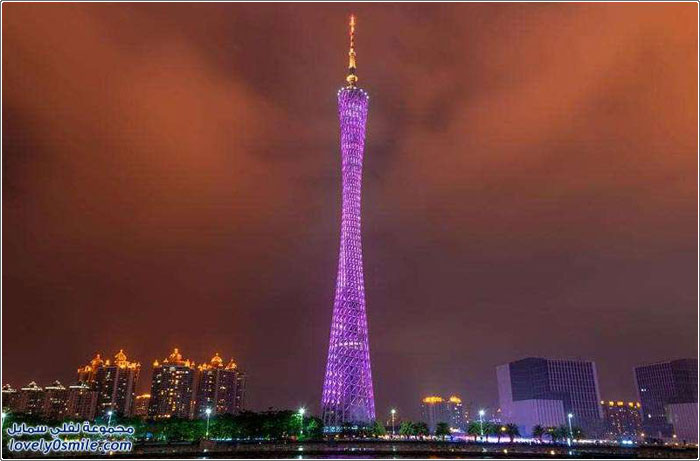 برج كانتون أطول برج في الصين